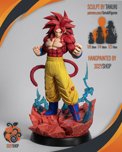 Goku SSJ4 - Dragon Ball | Hand-Painted Figure | Magnetized