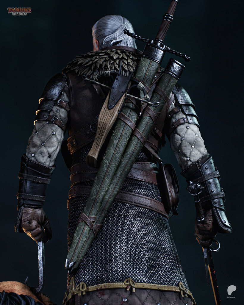 Geralt of Rivia – The Witcher 3 | Hand-Painted Figure | Magnetized