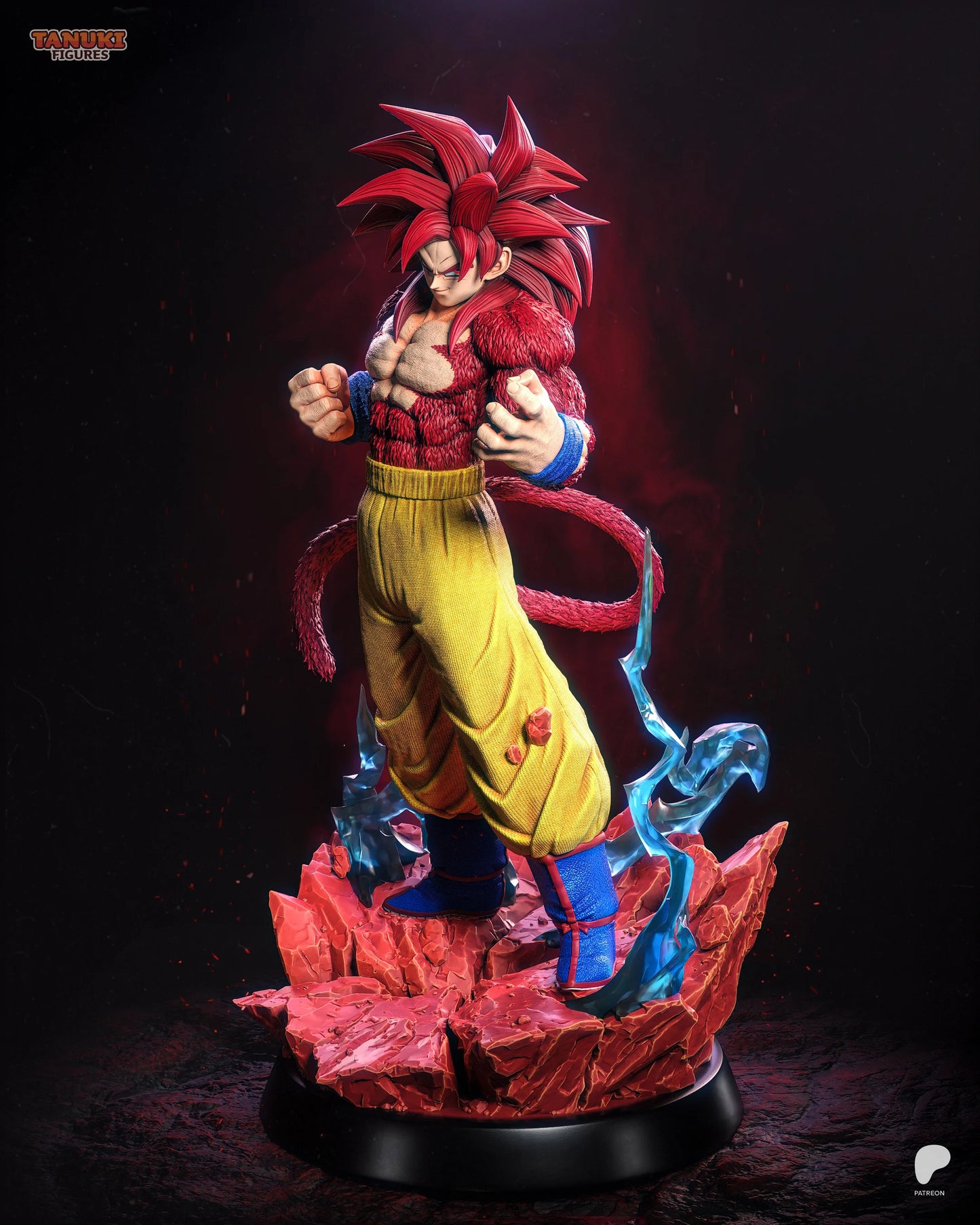 Goku SSJ4 - Dragon Ball | Hand-Painted Figure | Magnetized