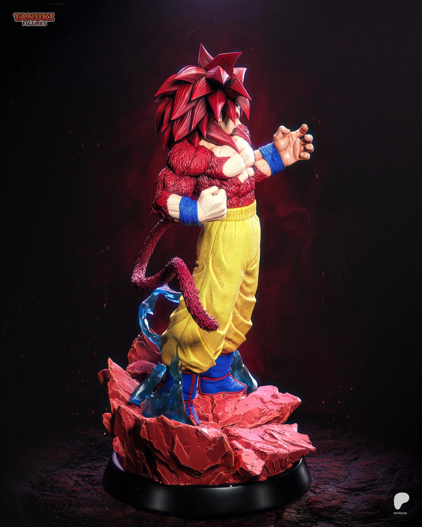 Goku SSJ4 - Dragon Ball | Hand-Painted Figure | Magnetized