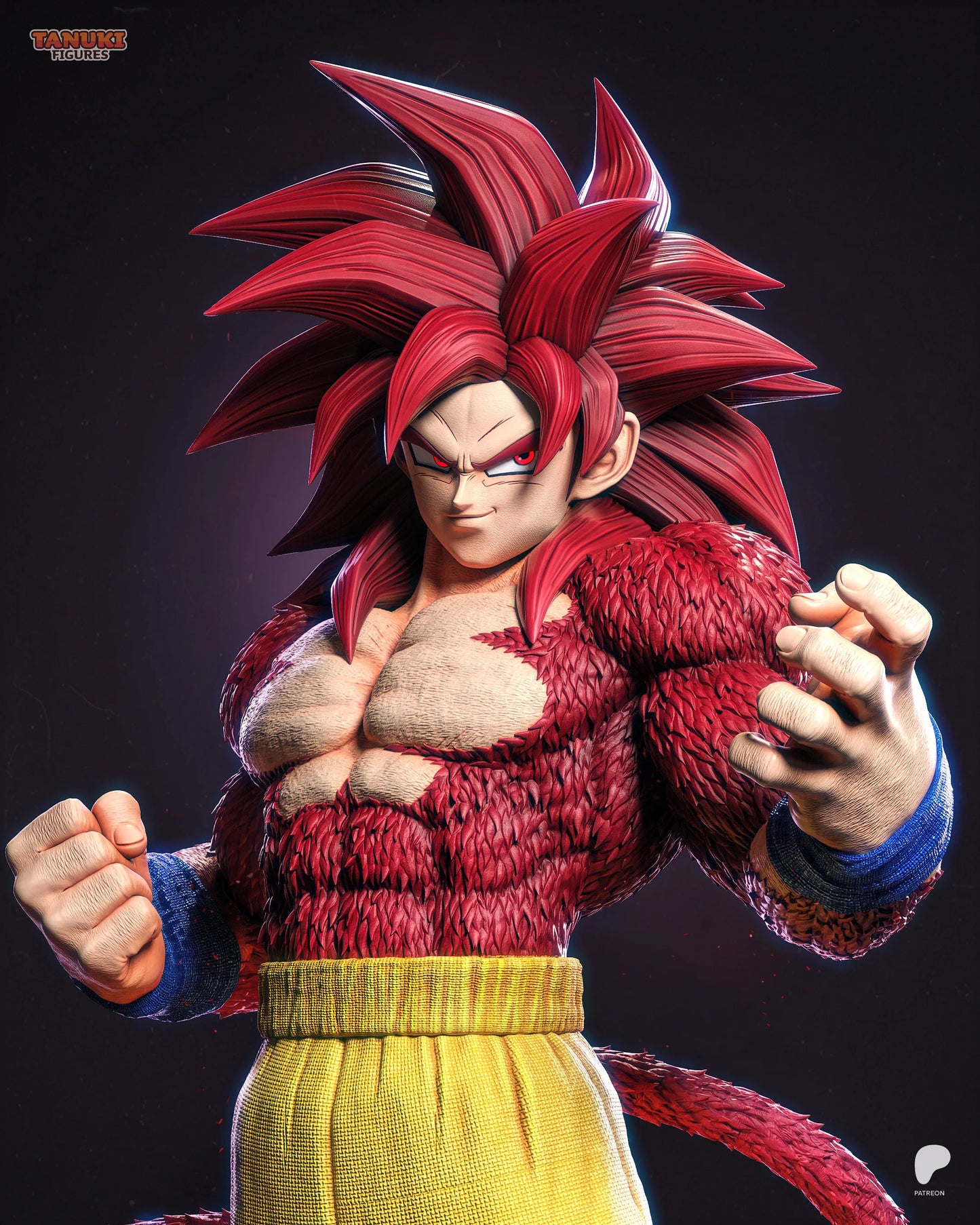 Goku SSJ4 - Dragon Ball | Hand-Painted Figure | Magnetized
