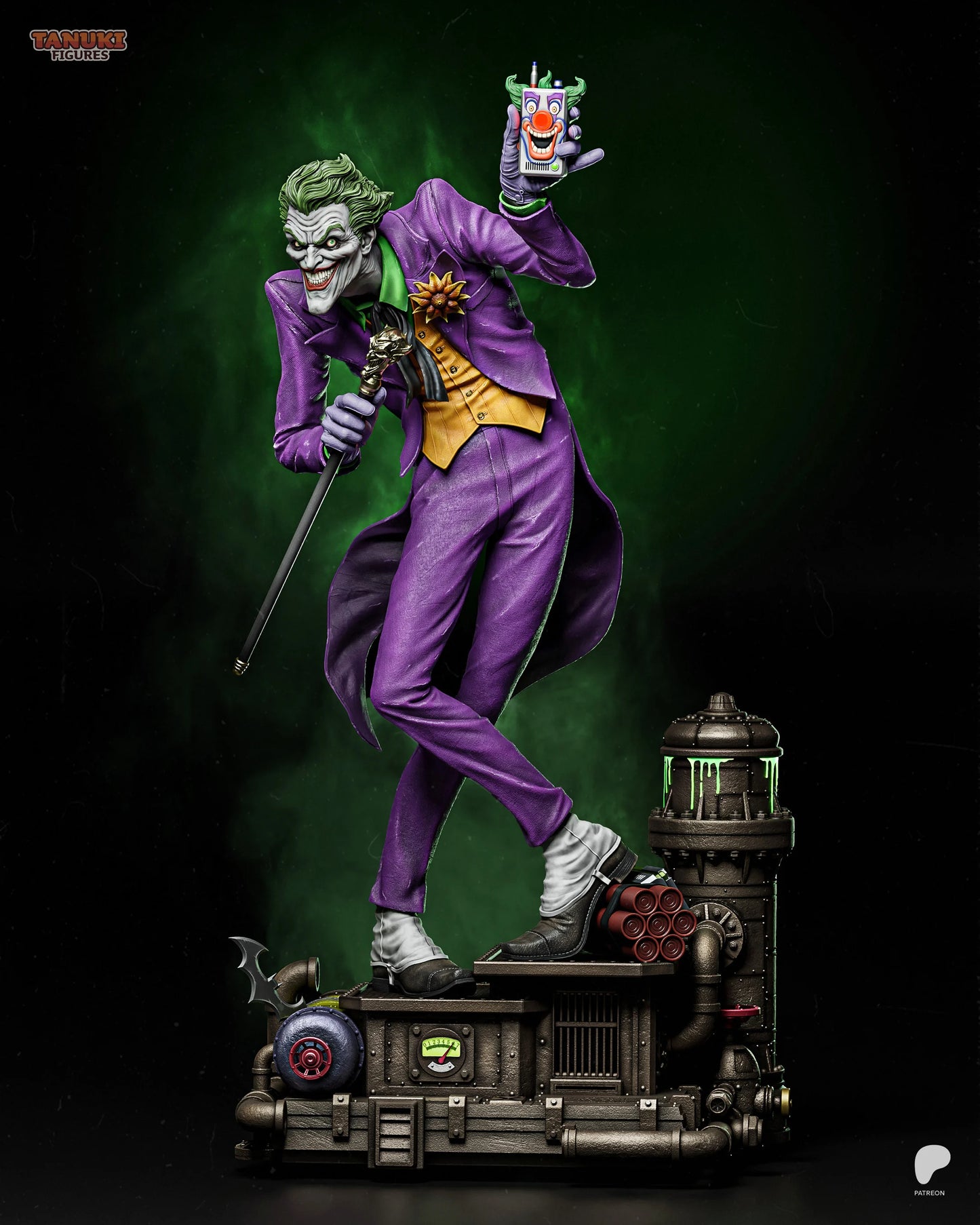 Joker | Hand-Painted Figure | Magnetized