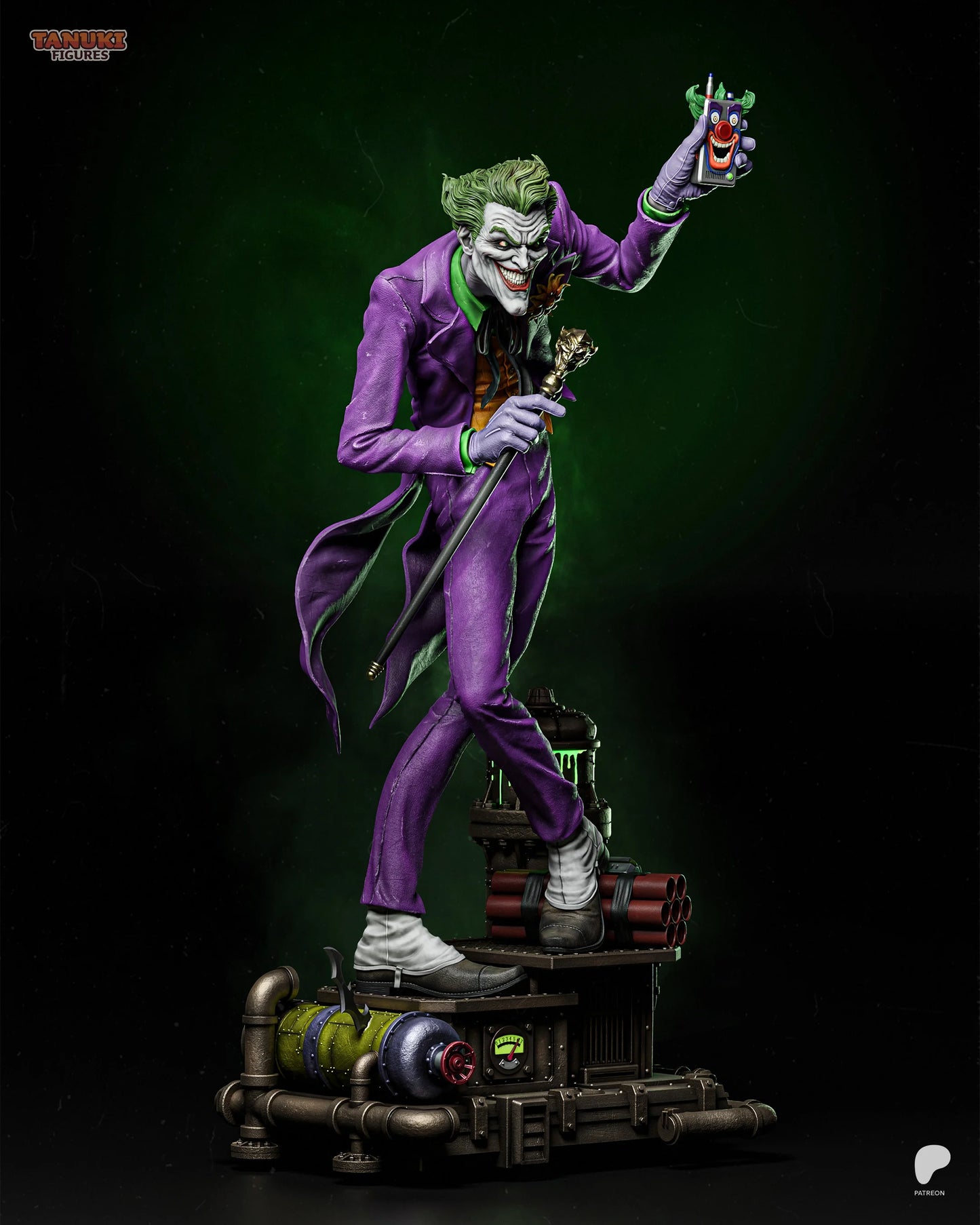 Joker | Hand-Painted Figure | Magnetized