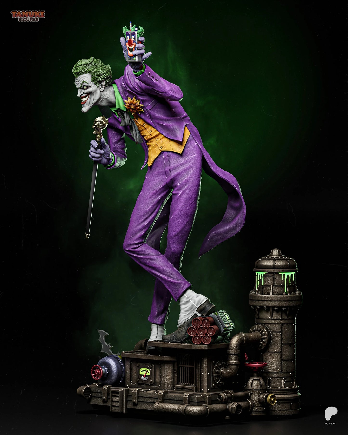 Joker | Hand-Painted Figure | Magnetized