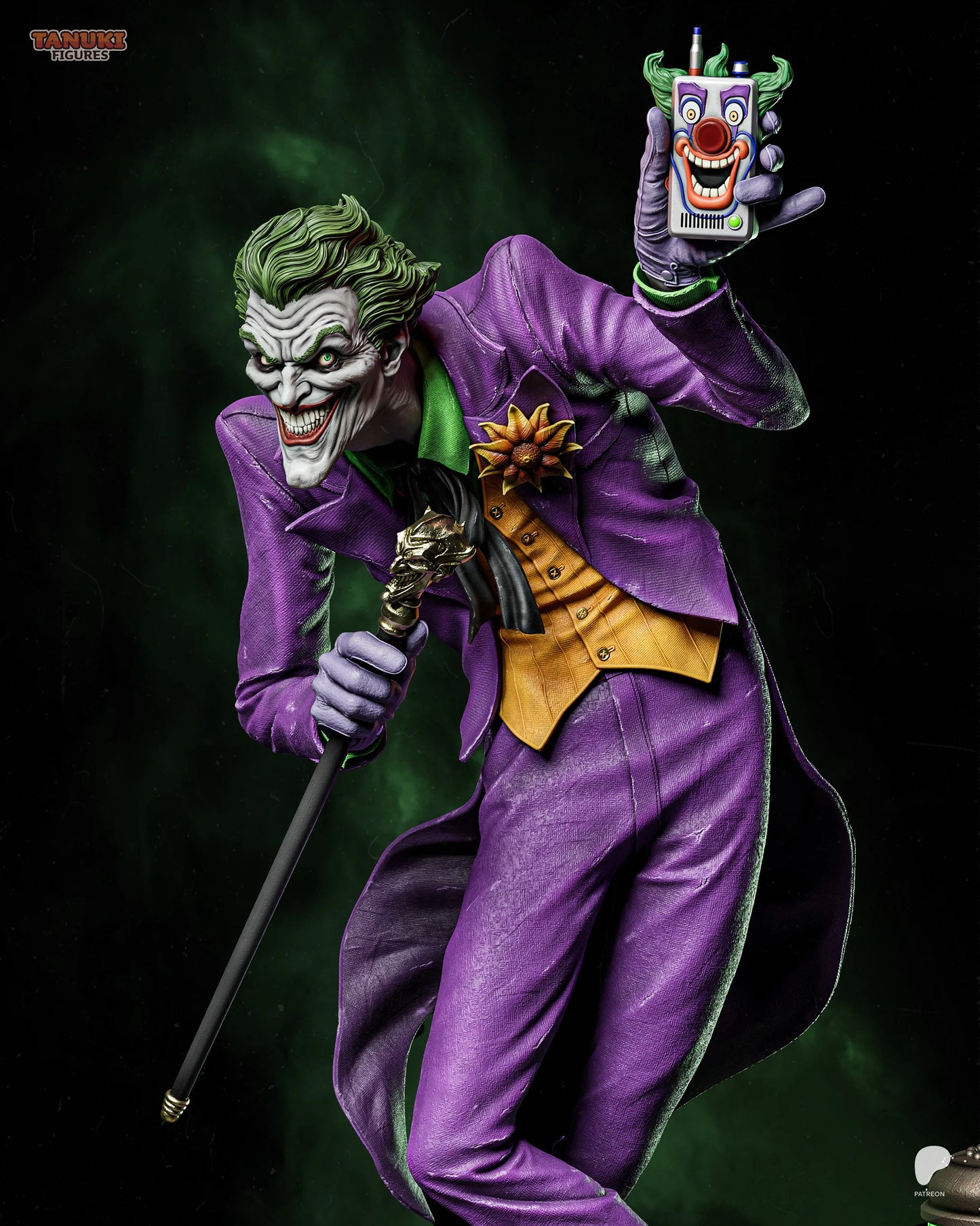 Joker | Hand-Painted Figure | Magnetized