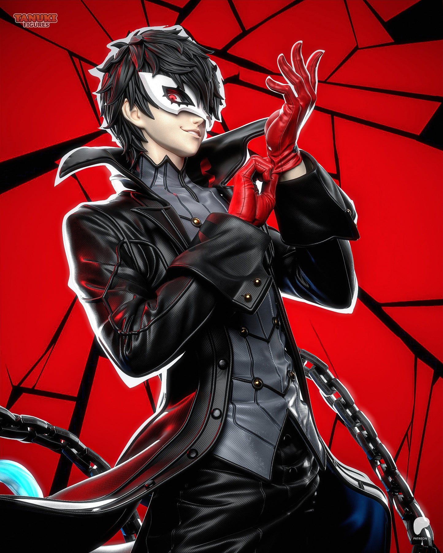 Joker - Persona 5 | Hand-Painted Figure | Magnetized
