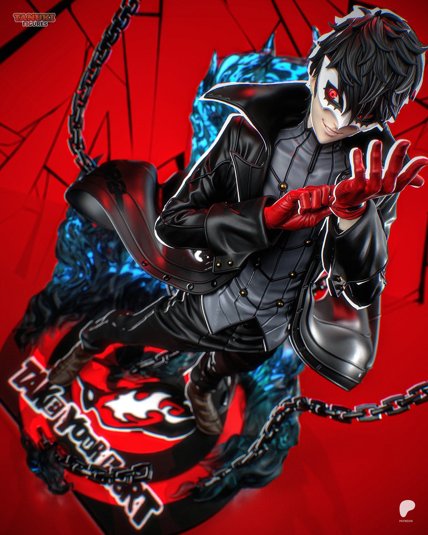 Joker - Persona 5 | Hand-Painted Figure | Magnetized