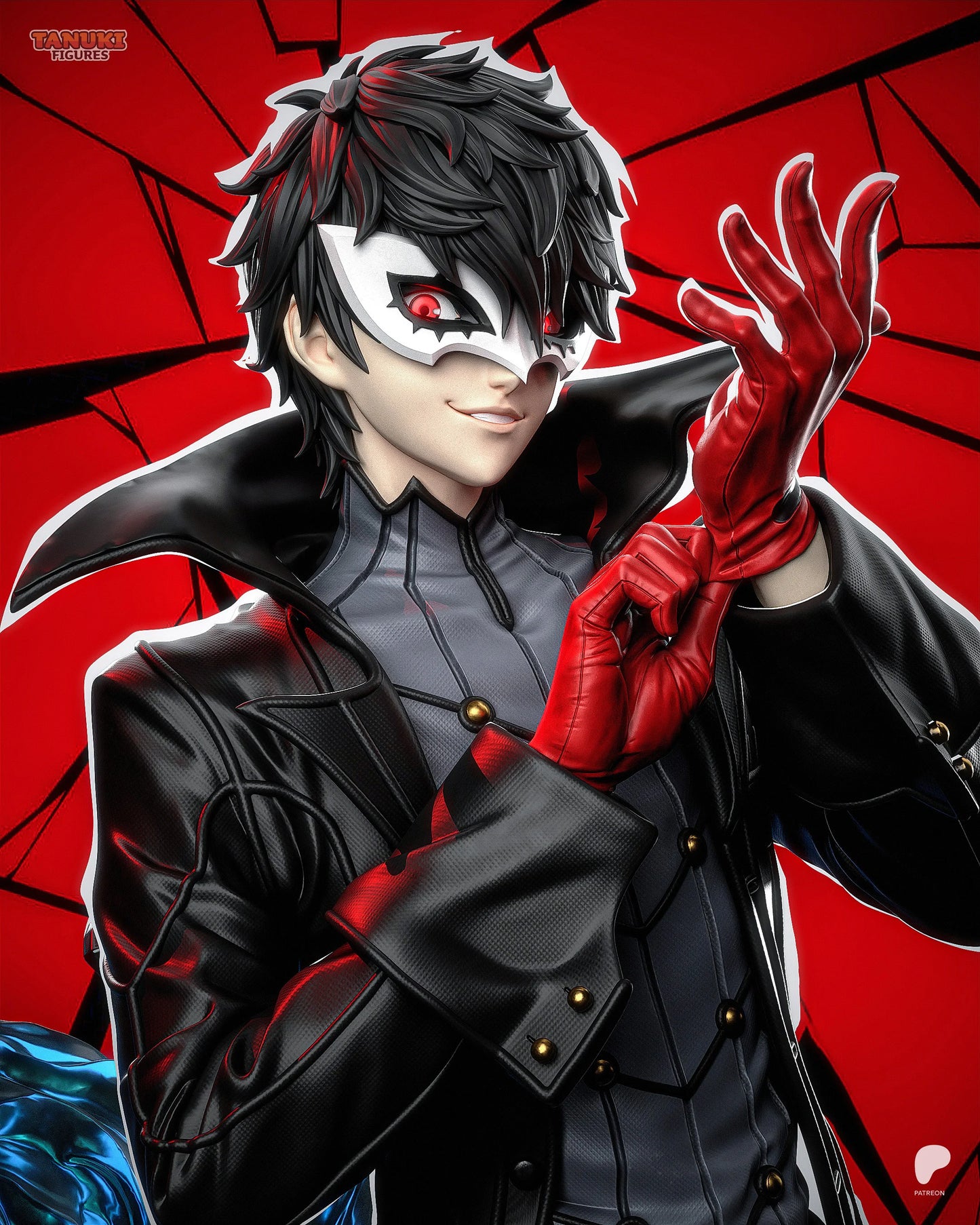 Joker - Persona 5 | Hand-Painted Figure | Magnetized