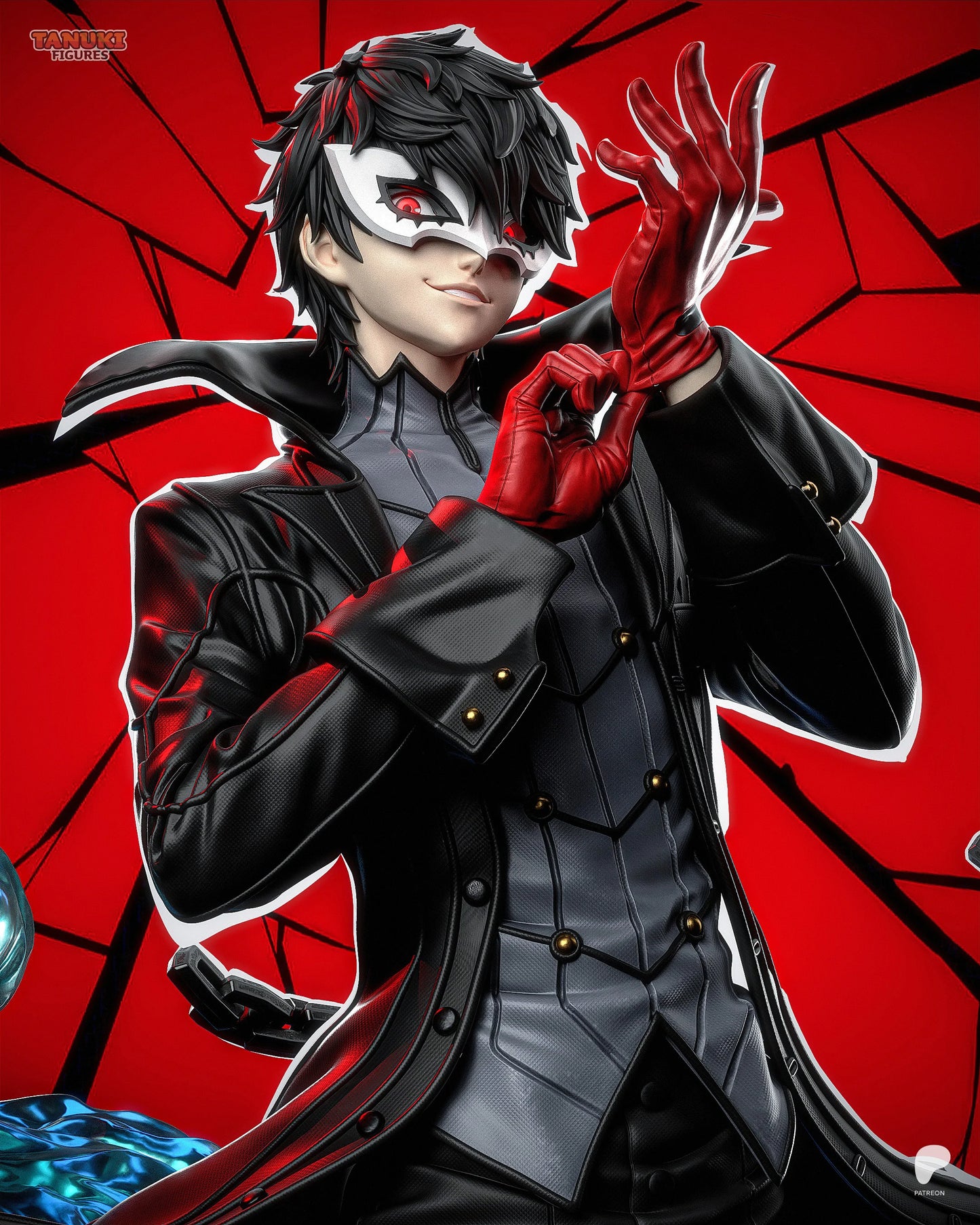 Joker - Persona 5 | Hand-Painted Figure | Magnetized