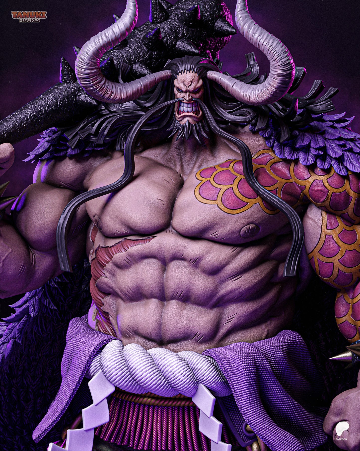Kaido - One Piece | Hand-Painted Figure | Magnetized