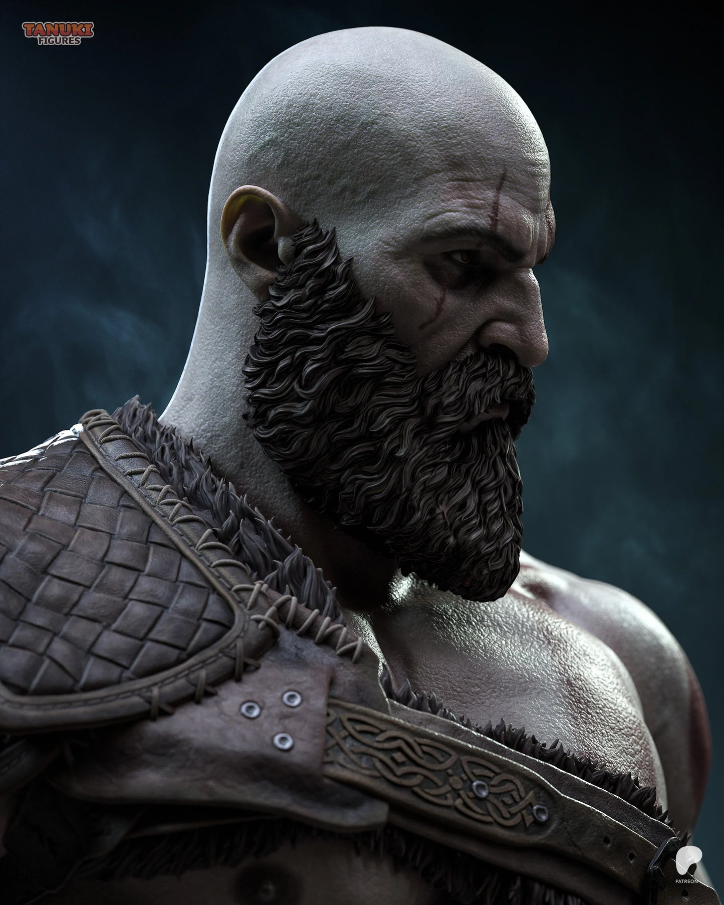 Kratos - Ragnarok | Hand-Painted Figure | Magnetized