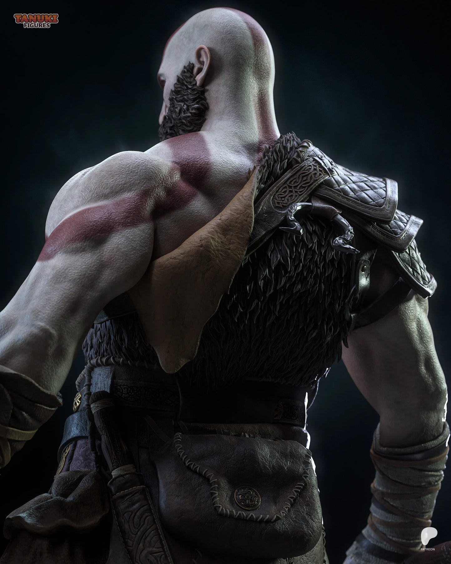 Kratos - Ragnarok | Hand-Painted Figure | Magnetized