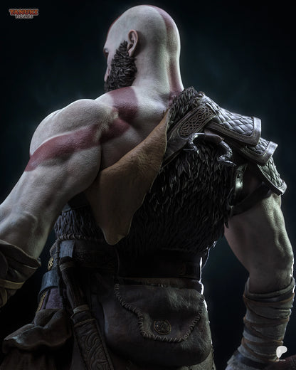 Kratos - Ragnarok | Hand-Painted Figure | Magnetized