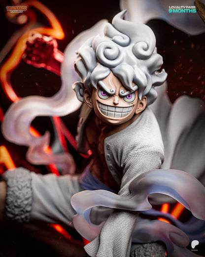 Nika - Gear 5 Luffy | Hand-Painted Figure | Magnetized