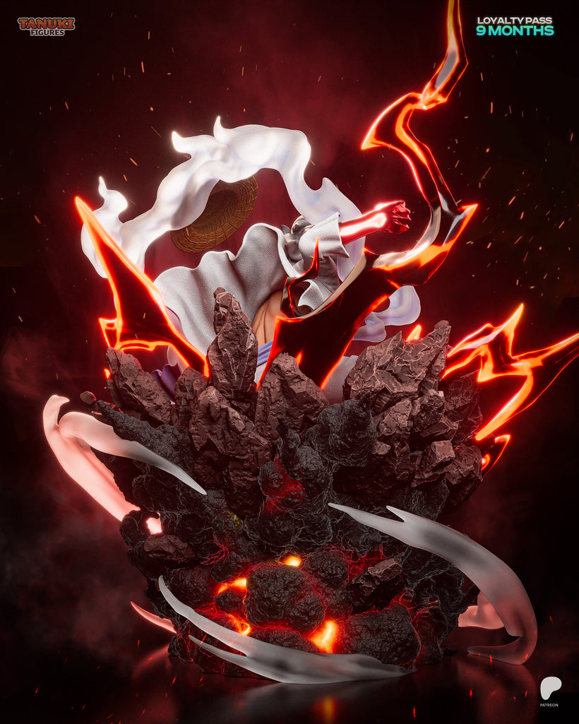 Nika - Gear 5 Luffy | Hand-Painted Figure | Magnetized