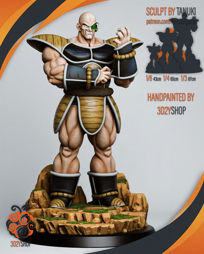Nappa - Dragon Ball Z | Hand-Painted Figure | Magnetized