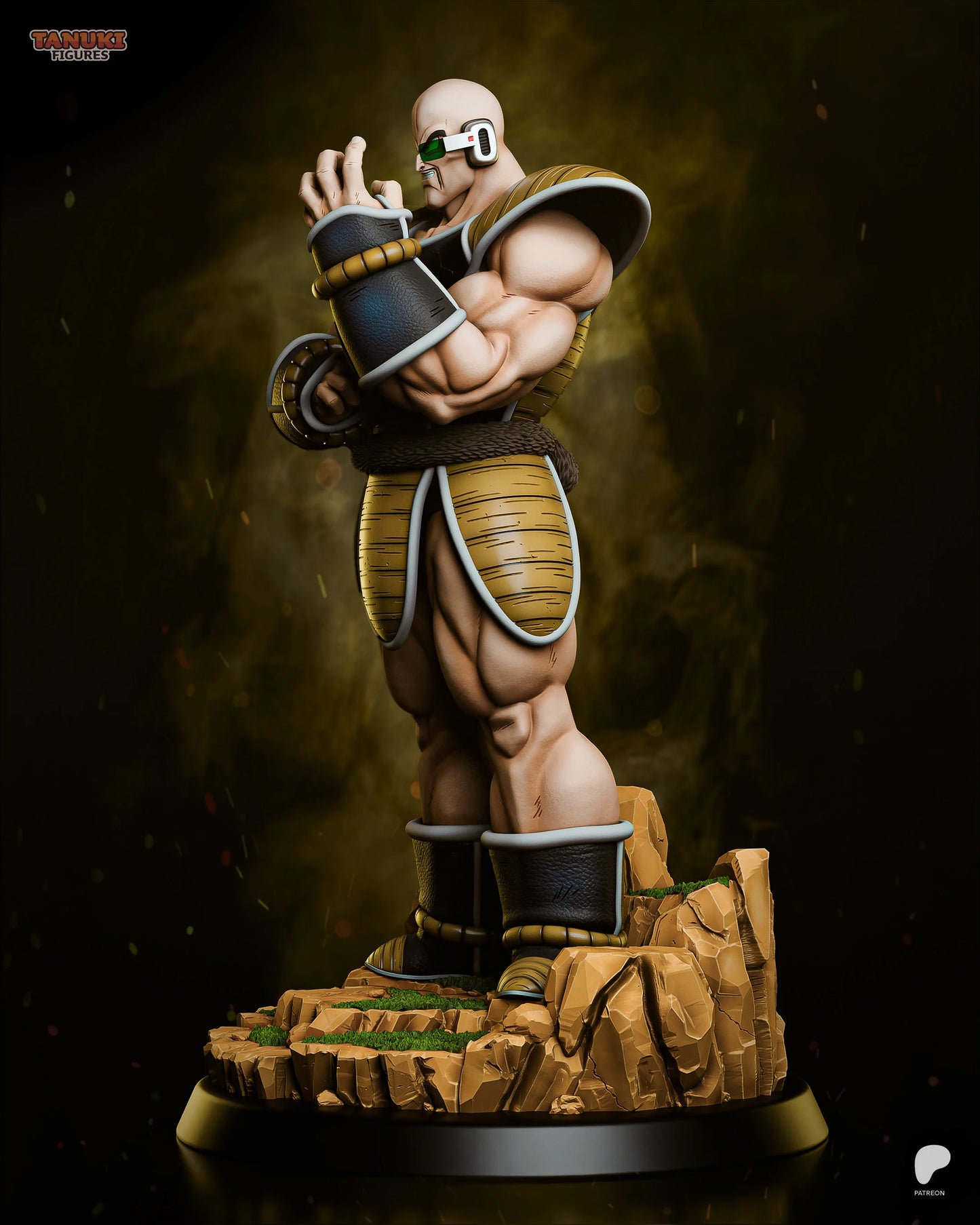 Nappa - Dragon Ball Z | Hand-Painted Figure | Magnetized