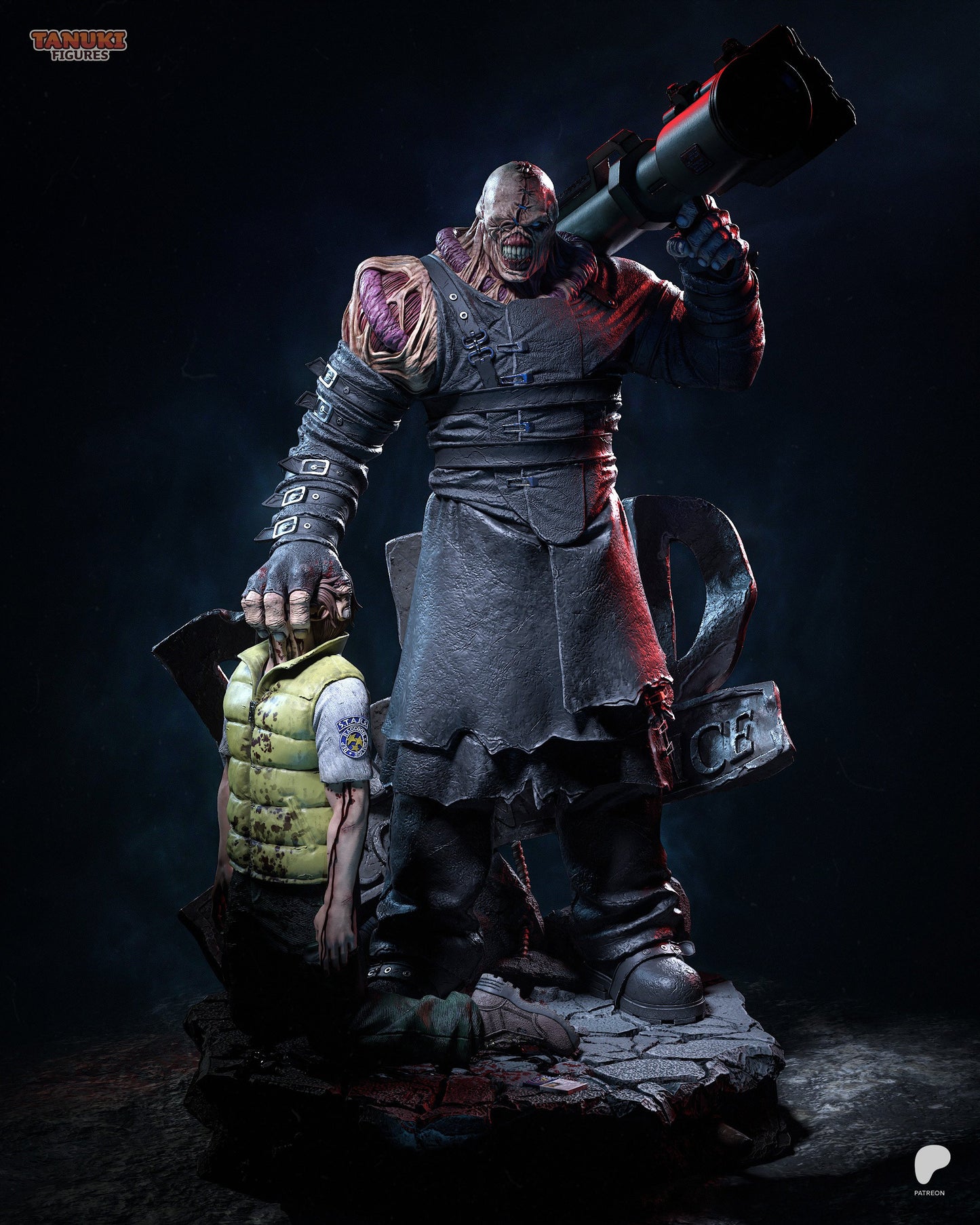 Nemesis - Resident Evil | Hand-Painted Figure | Magnetized