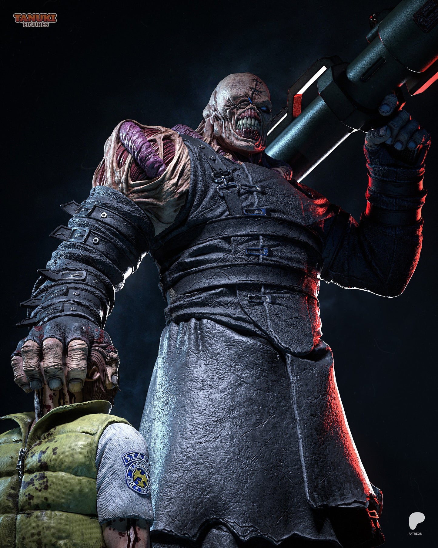 Nemesis - Resident Evil | Hand-Painted Figure | Magnetized