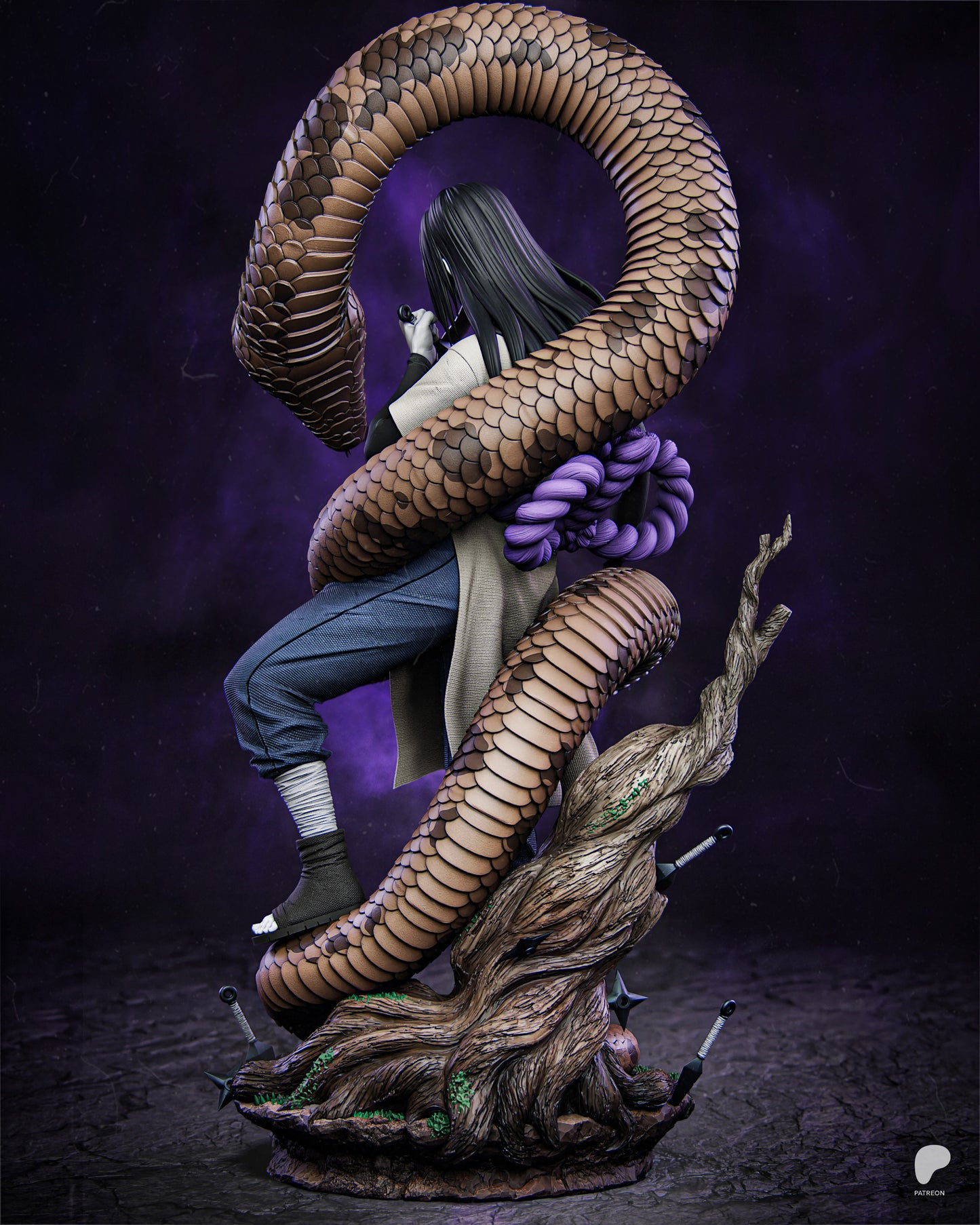Orochimaru - Naruto | Hand-Painted Figure | Magnetized
