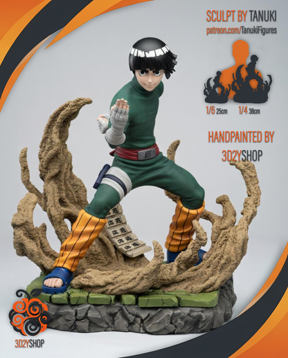 Rock Lee - Naruto | Hand-Painted Figure | Magnetized