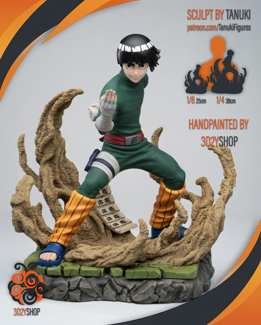 Rock Lee - Naruto | Hand-Painted Figure | Magnetized