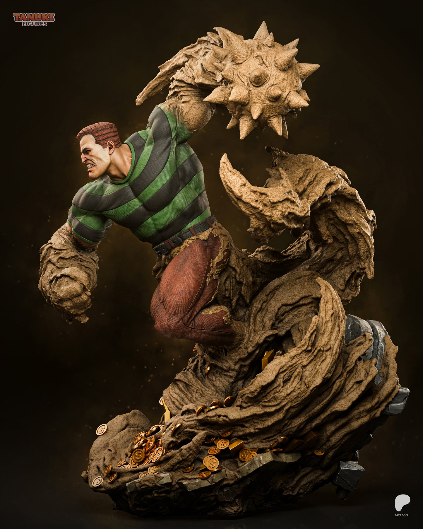 Sandman - Spider-Man | Hand-Painted Figure | Magnetized