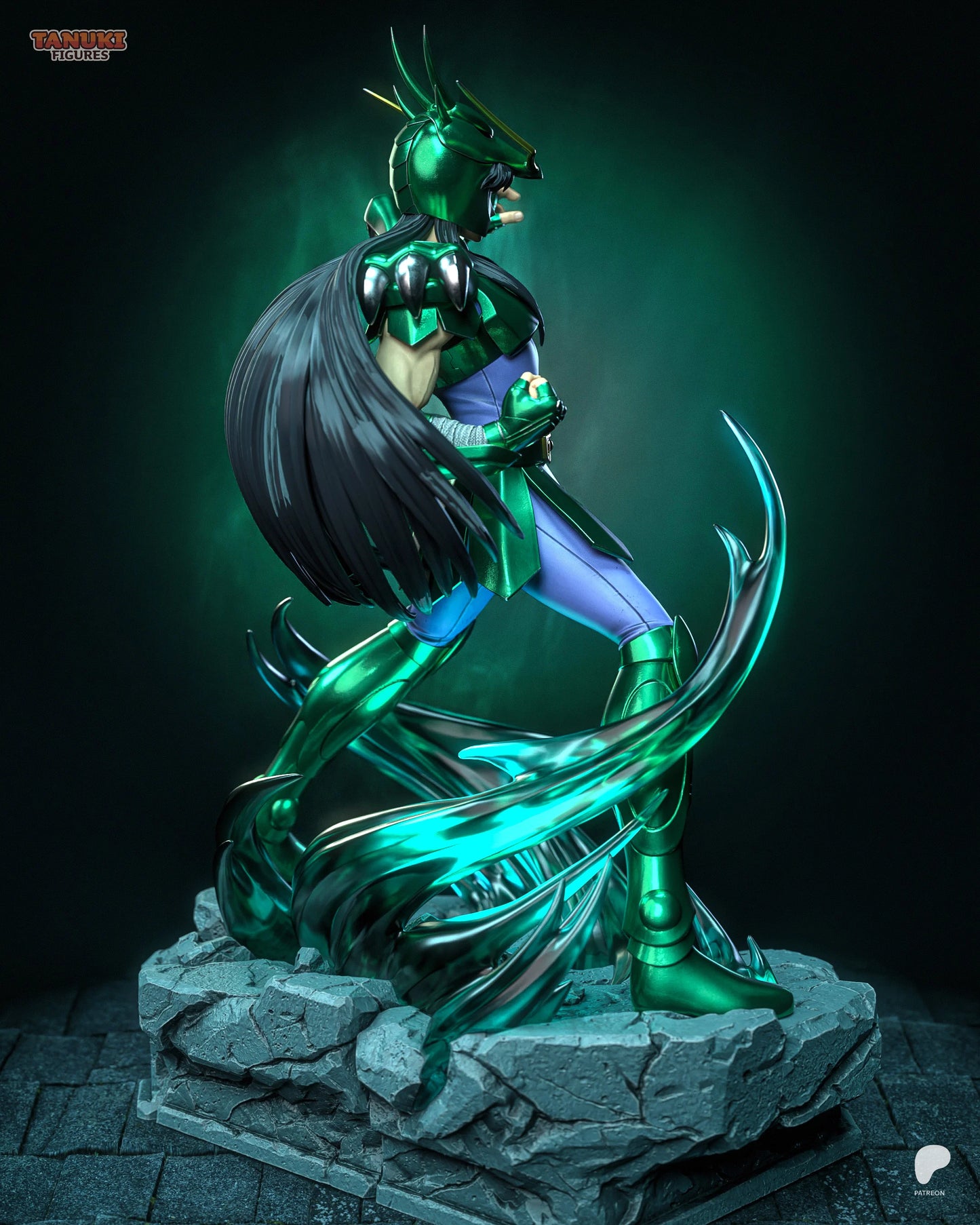 Shiryu - Saint Seiya | Hand-Painted Figure | Magnetized