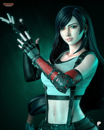 Tifa - Final Fantasy VII | Hand-Painted Figure | Magnetized