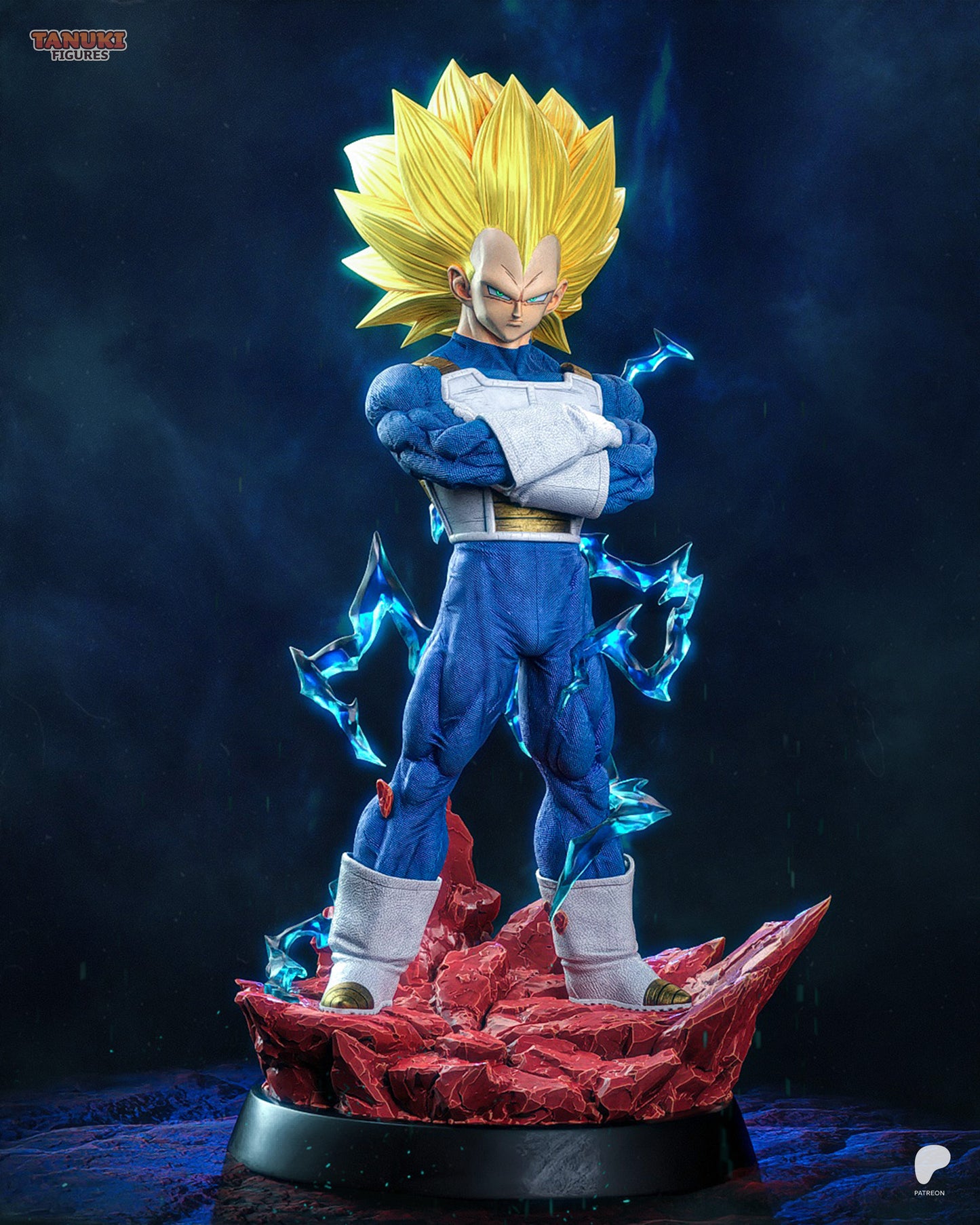 Vegeta SSJ3 - Dragon Ball | Hand-Painted Figure | Magnetized
