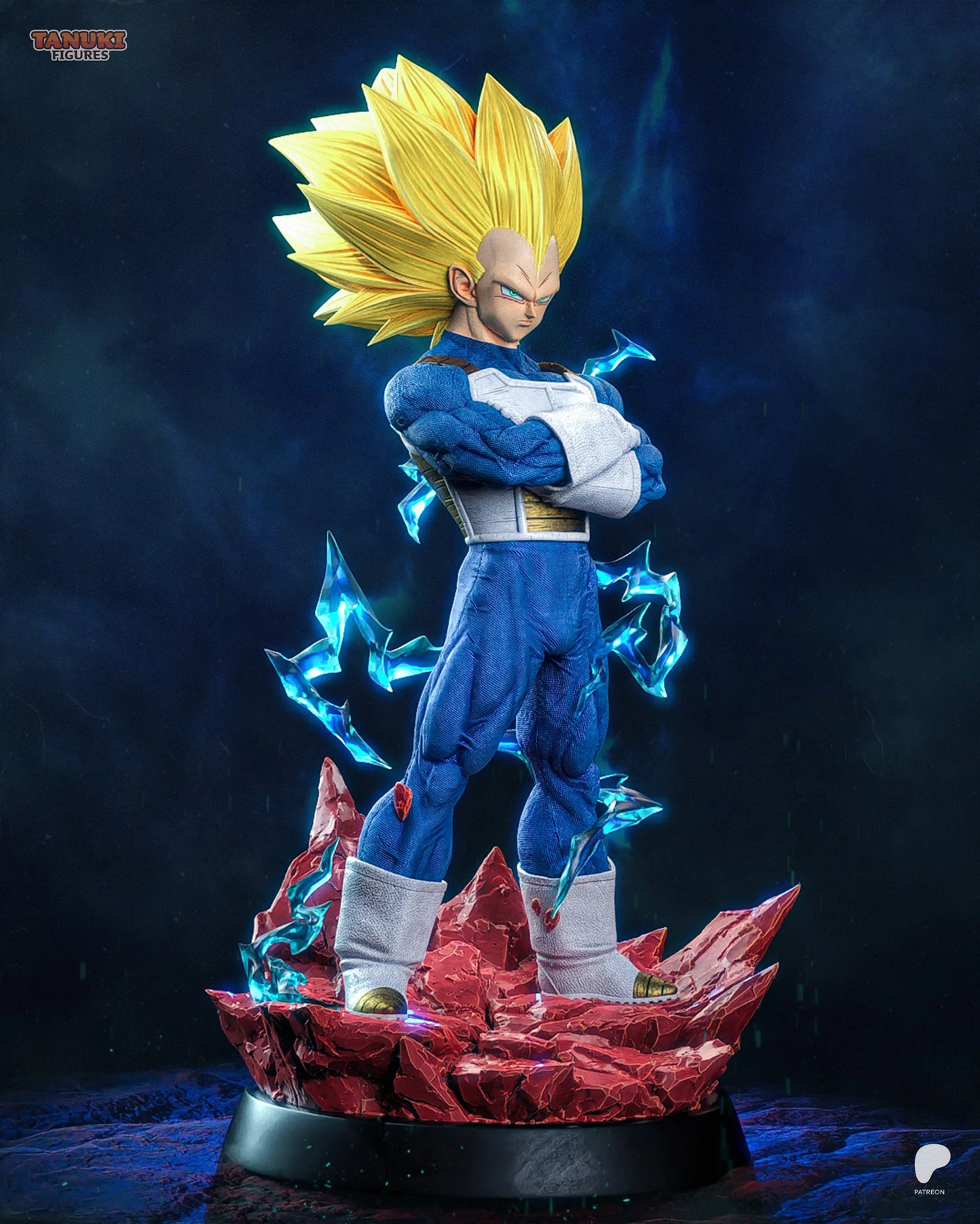 Vegeta SSJ3 - Dragon Ball | Hand-Painted Figure | Magnetized