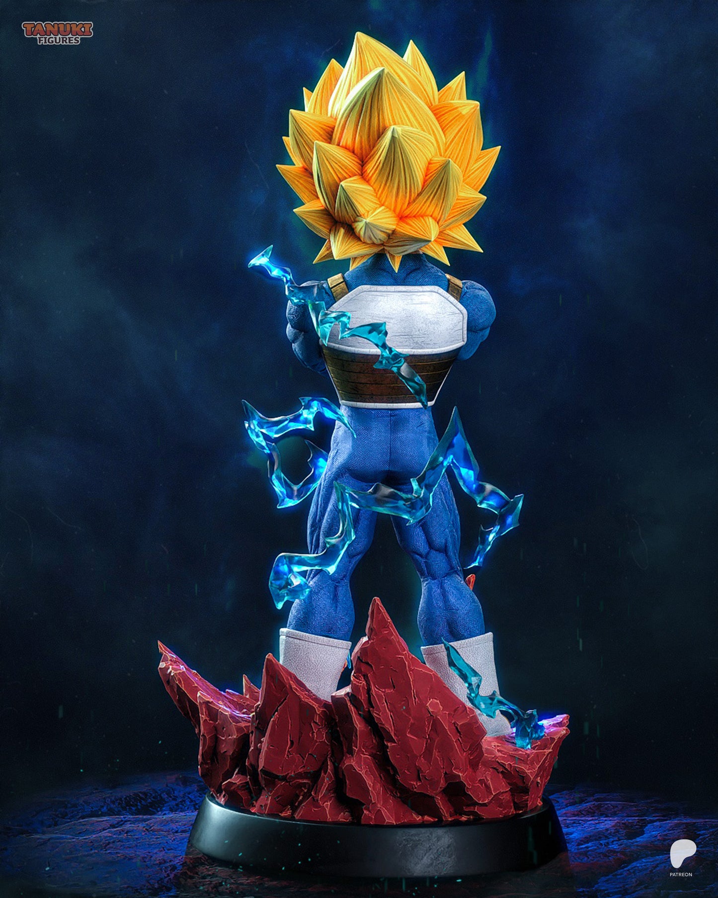 Vegeta SSJ3 - Dragon Ball | Hand-Painted Figure | Magnetized