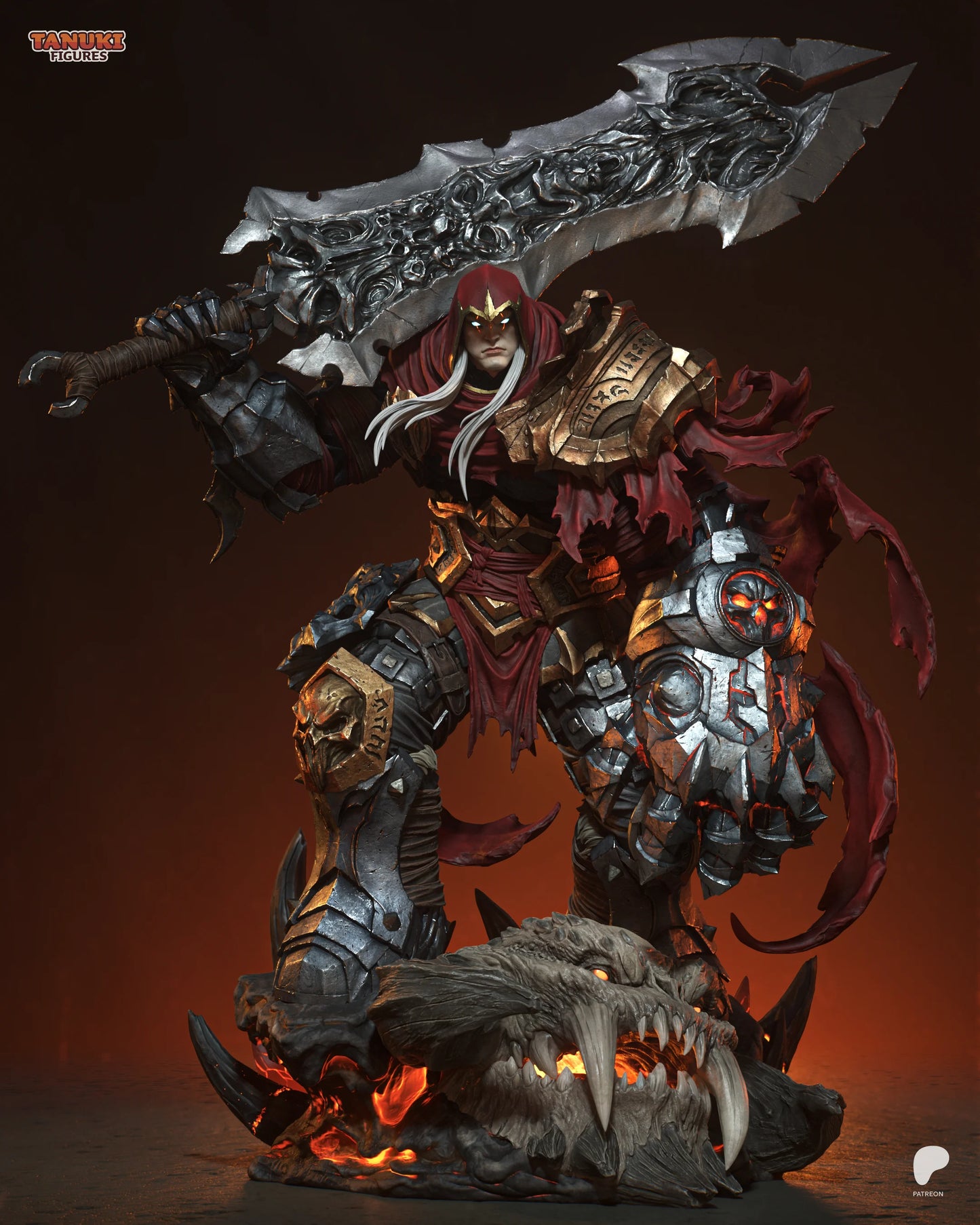 War - Darksiders | Hand-Painted Figure | Magnetized