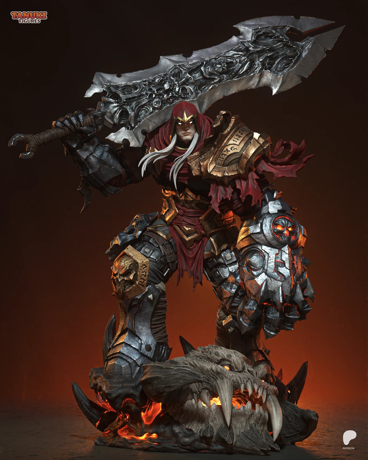 War - Darksiders | Hand-Painted Figure | Magnetized