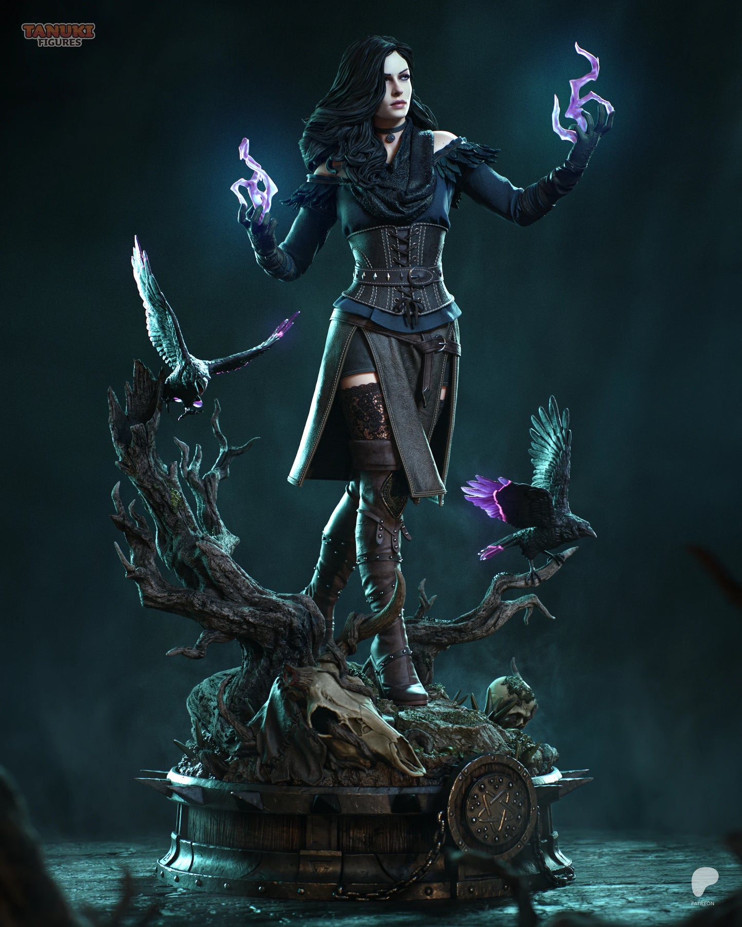 Yennefer – The Witcher 3 | Hand-Painted Figure | Magnetized