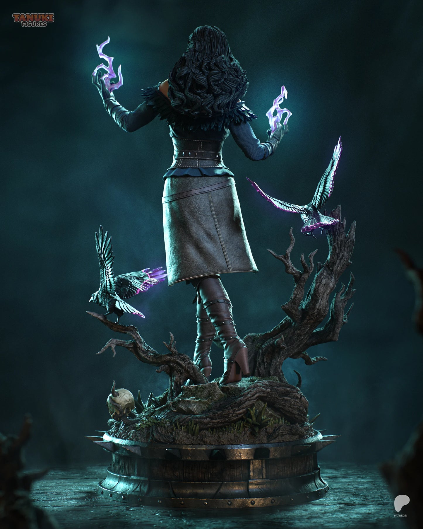 Yennefer – The Witcher 3 | Hand-Painted Figure | Magnetized