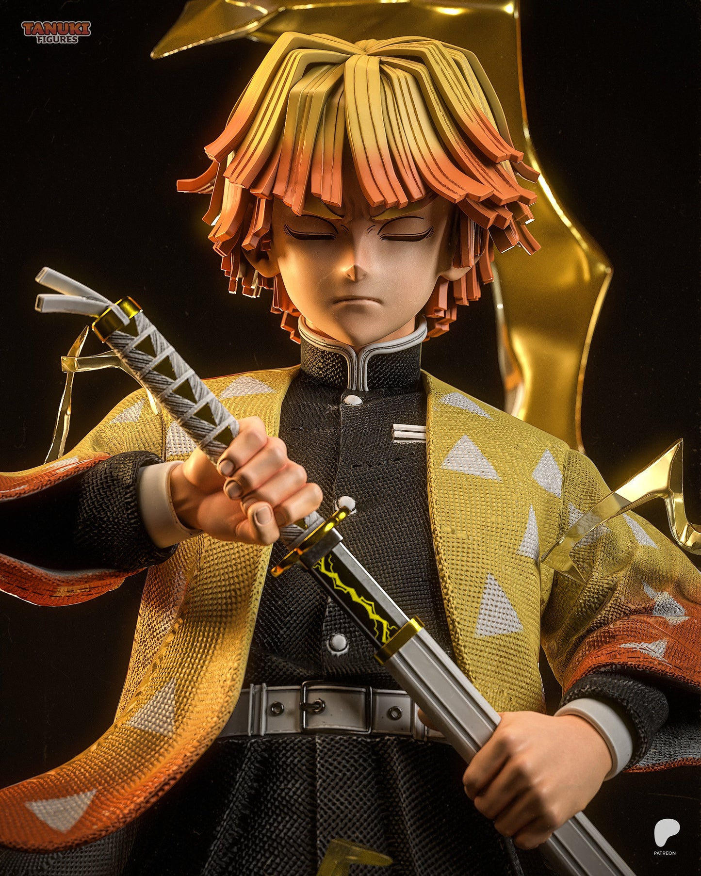 Zenitsu - Demon Slayer | Hand-Painted Figure | Magnetized