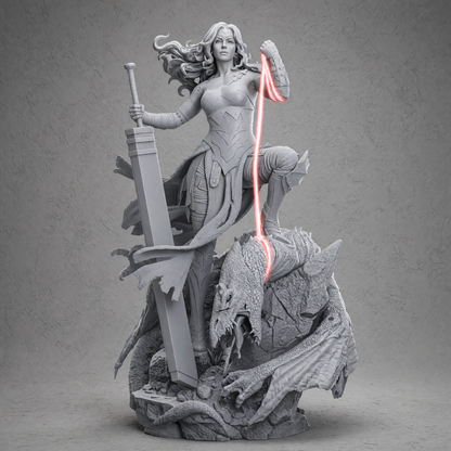 Wonder Woman Absolute ZEZ Studios | Hand-Painted Figure | Magnetized