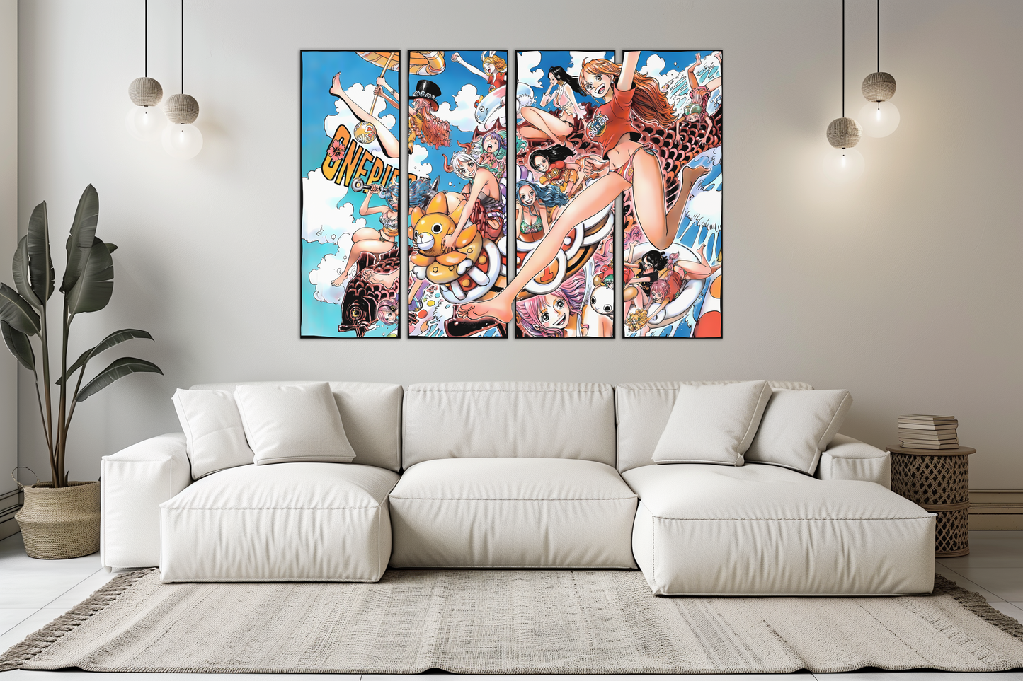 Wall Art One Piece | Girls | 3D Effect