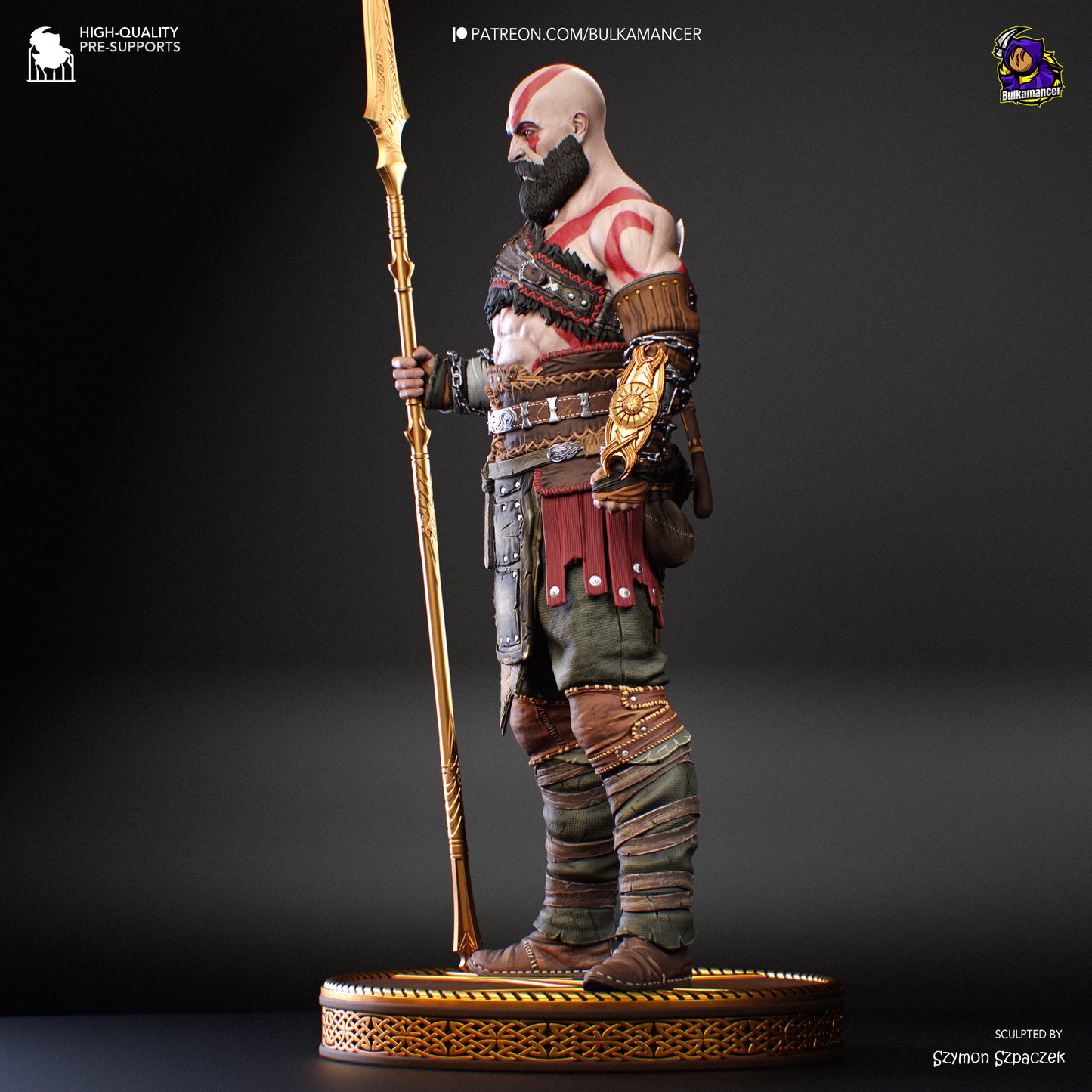God Of Pain | Hand-Painted Figure | Magnetized