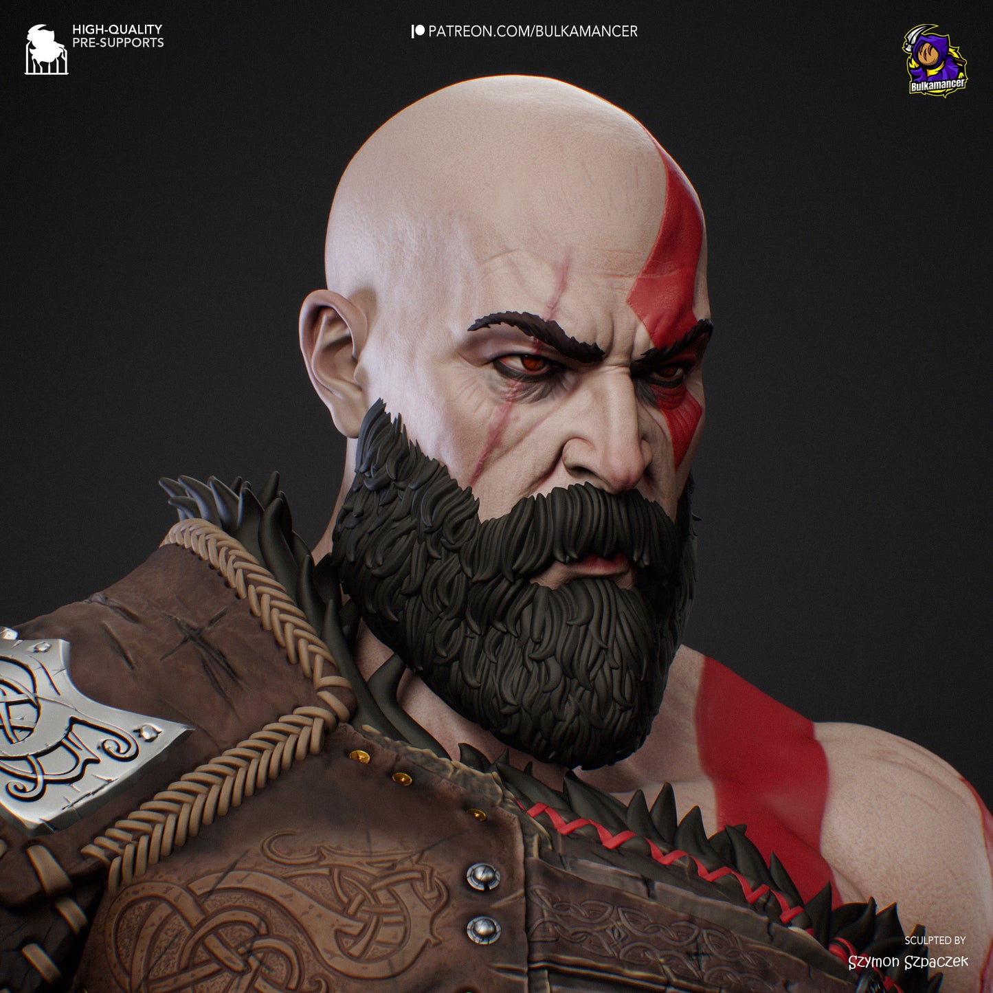 God Of Pain | Hand-Painted Figure | Magnetized