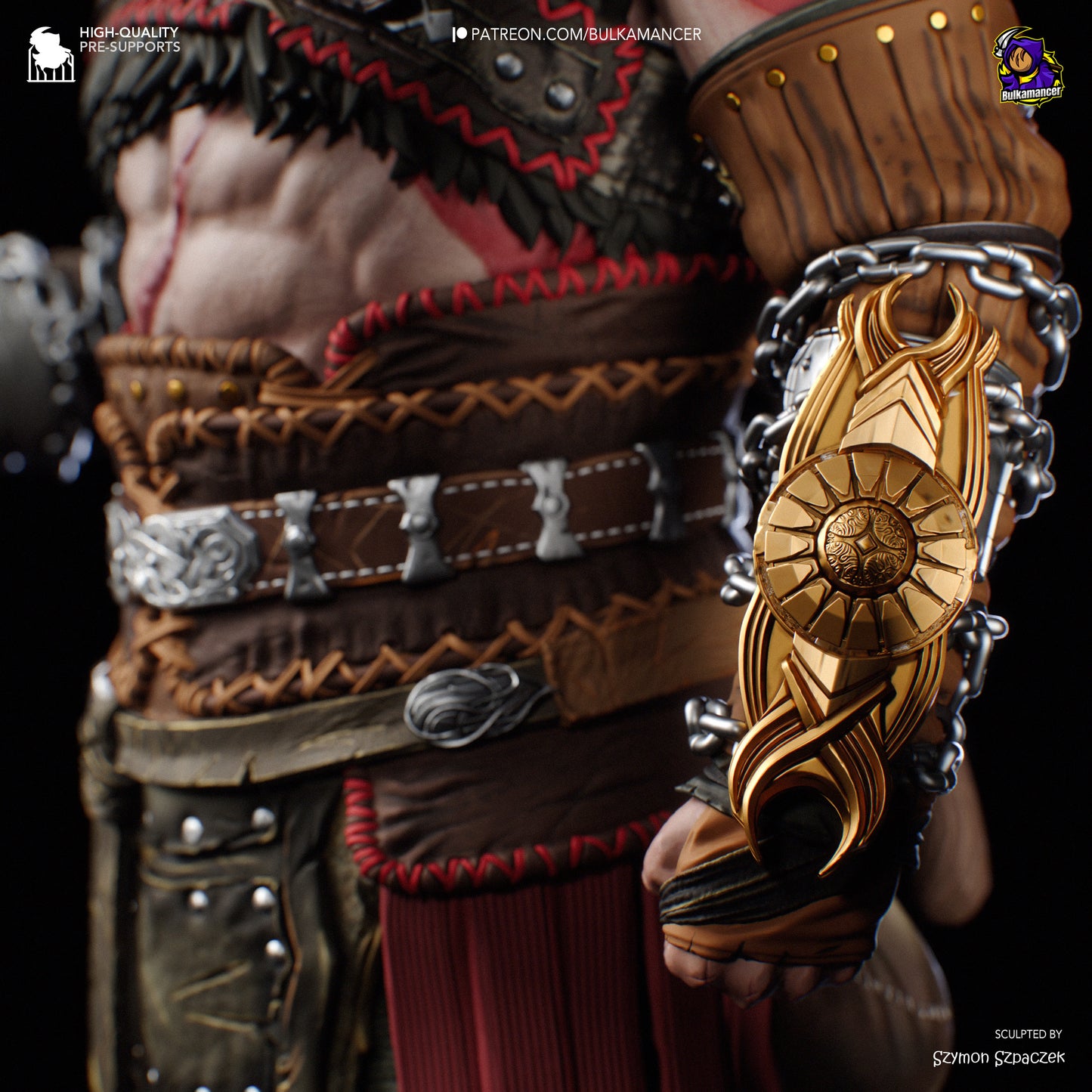 God Of Pain | Hand-Painted Figure | Magnetized