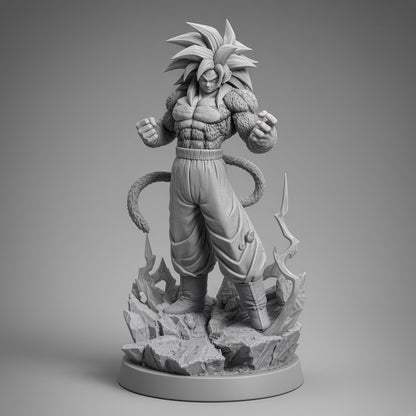 goku-ssj4-dragon-ball unpainted garage kit resin 1/6 - 3D2Y Shop