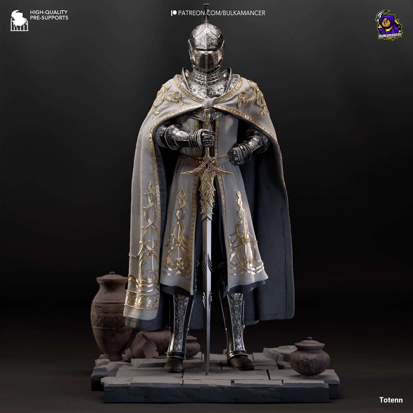 Knight of the Kind Lord | Hand-Painted Figure | Magnetized