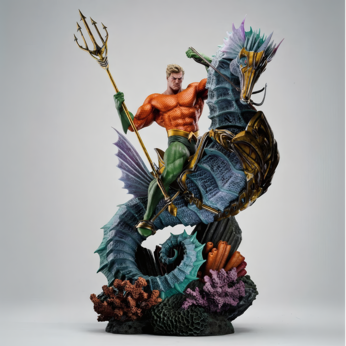 Aquaman – King of Atlantis | Hand-Painted Figure | Magnetized