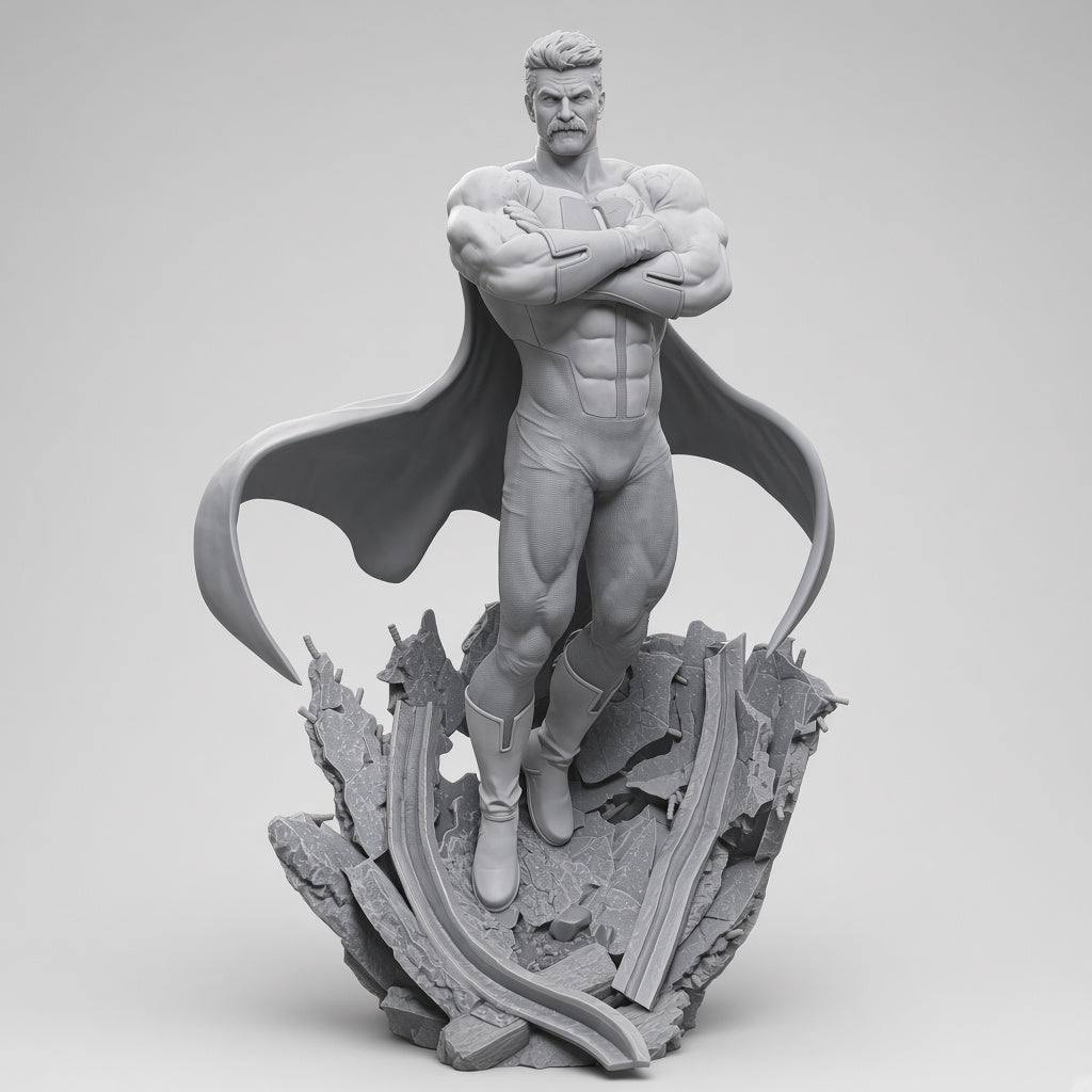 omni-man unpainted garage kit resin 1/6 - 3D2Y Shop