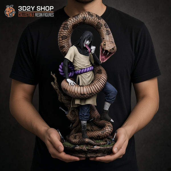 Orochimaru Naruto figura pintada a mano escala 1/4 sujetada en mano - 3D2Y Shop