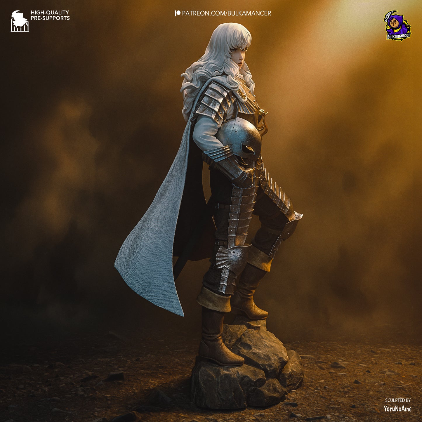 Silver Falcon | Hand-Painted Figure | Magnetized