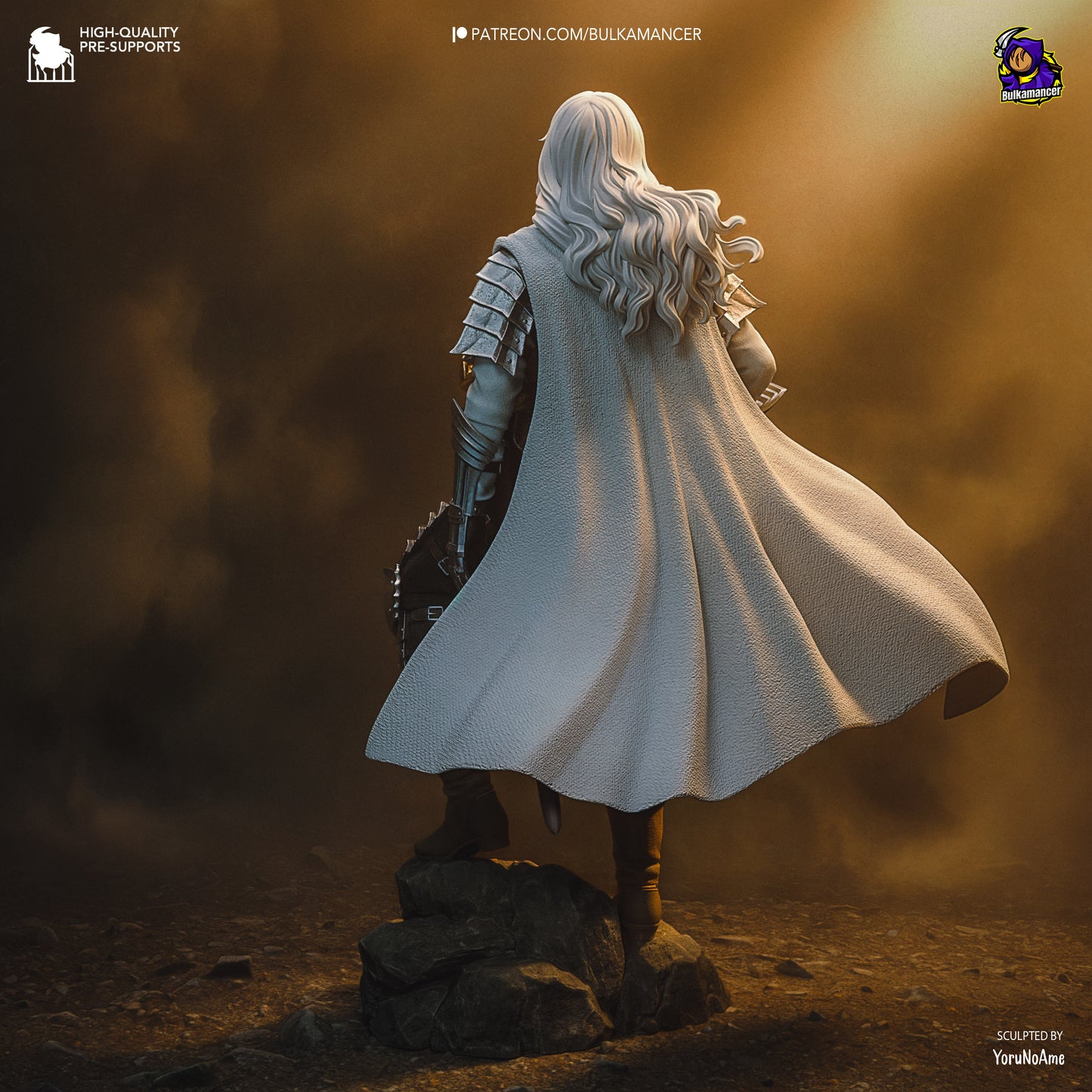 Silver Falcon | Hand-Painted Figure | Magnetized