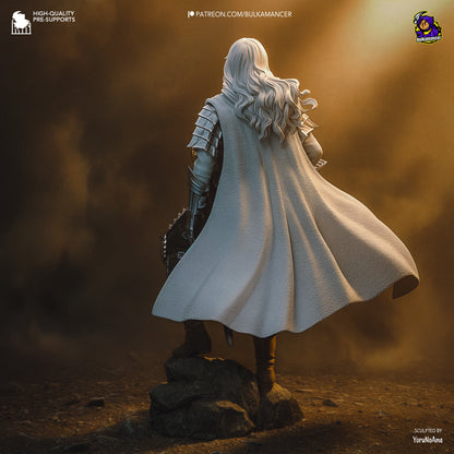 Silver Falcon | Hand-Painted Figure | Magnetized